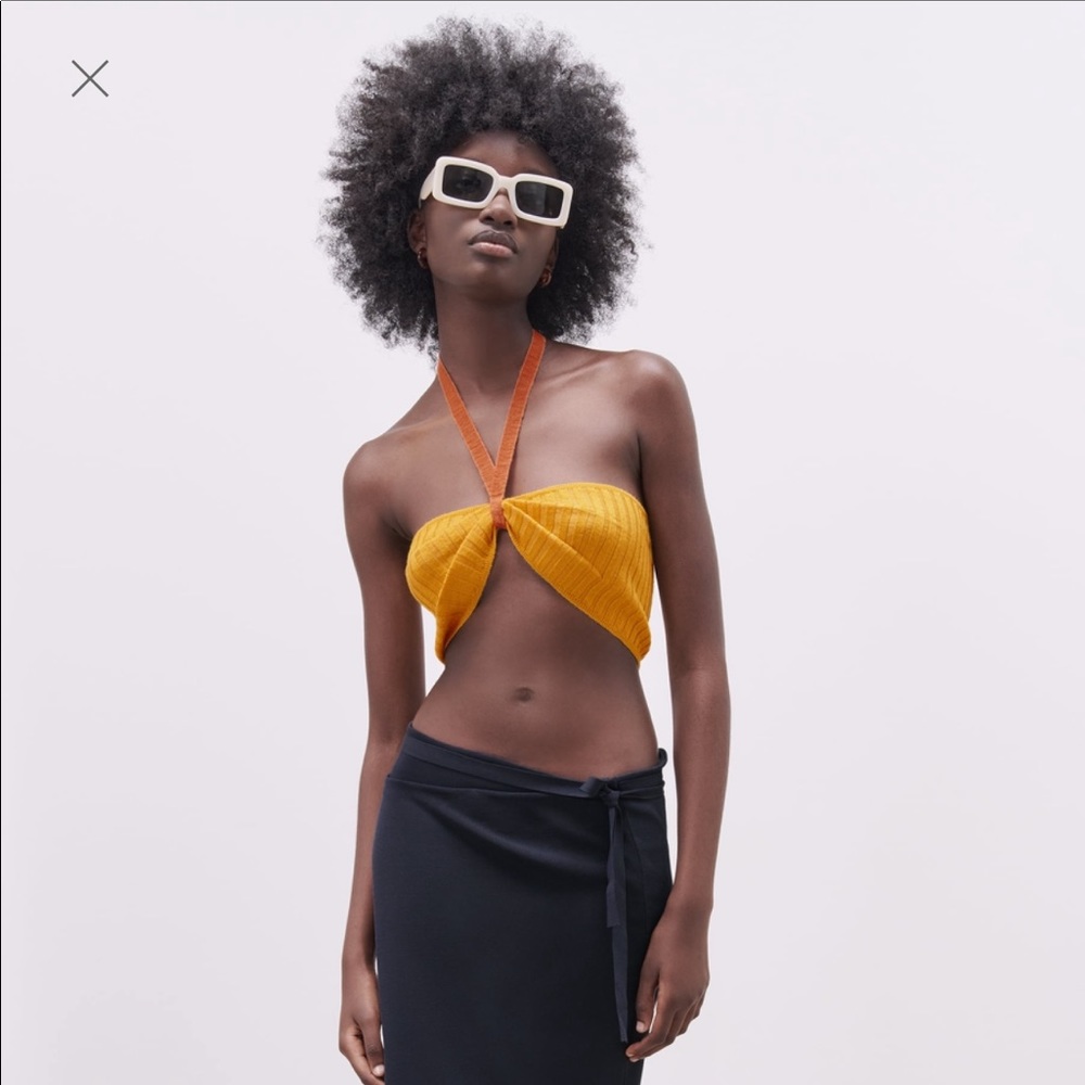 Zara TIED BANDEAU LIMITED EDITION
MUSTARD